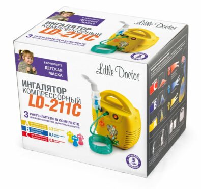 Ингалятор компрессорный Little Doctor LD-211С, LD-211C, в ассортименте, 1 шт.