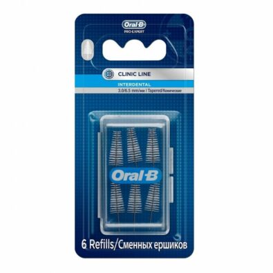 Oral-B interdental ершики межзубные сменные конические, для межзубной щетки, 6 шт.