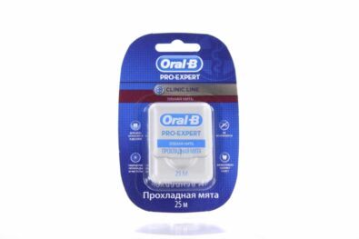 Oral-B Pro-Expert Clinic Line Зубная нить Прохладная мята, 25 м, нити зубные, 1 шт.