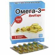 Омега-3 RealCaps, 1.4 г, 1000 мг, капсулы, 80 шт.