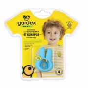 Gardex baby Клипса от комаров со сменным картриджем, 1 клипса+1 картриж, 1 шт.