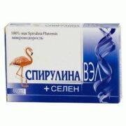 Спирулина ВЭЛ+селен, 0.5 г, таблетки, 60 шт.