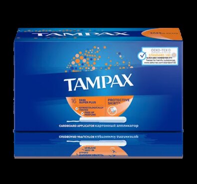 Tampax super plus тампоны с аппликатором, 16 шт.