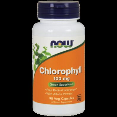 Now Chlorophyll Хлорофилл, 100 мг, капсулы, 90 шт.