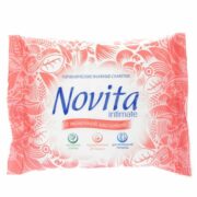 Салфетки влажные для интимной гигиены Novita intimate, салфетки гигиенические, 15 шт.