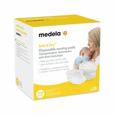 Medela Прокладки грудные одноразовые, хлопковые, 30 шт.