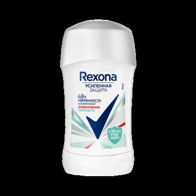 Rexona Антиперспирант-карандаш Антибактериальная свежесть, стик, 40 мл, 1 шт.