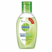 Dettol Гель для рук антибактериальный с алоэ, освежающий, 50 мл, 1 шт.