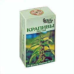 Крапивы листья, сырье растительное-порошок, 1.5 г, 20 шт.