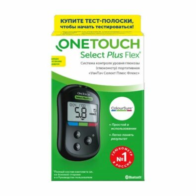 Глюкометр One Touch Select Plus Flex, 1 шт.