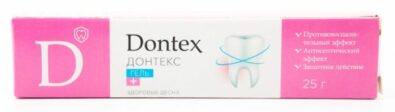 Dontex Гель зубной, 25 г, 1 шт.