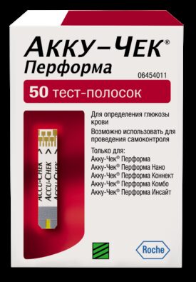 Accu-Chek Performa Тест-полоски, тест-полоска, 50 шт.