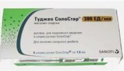 Туджео СолоСтар, 300 МЕ/мл, раствор для подкожного введения, 1,5 мл, 5 шт.