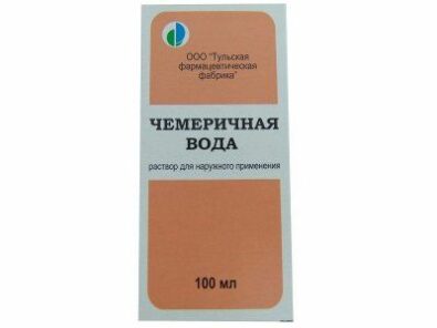 Чемеричная вода, раствор для наружного применения, 100 мл, 1 шт.