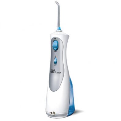 Waterpik Ирригатор WP-450 E2 Cordless Plus, 2 режима работы, 4 насадки, 1 шт.