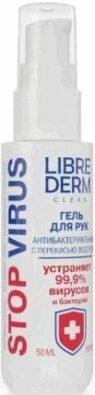 Librederm Stop Virus гель для рук антибактериальный, гель, 50 мл, 1 шт.