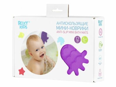 Roxy-kids Антискользящие мини-коврики для ванны, 12 шт.