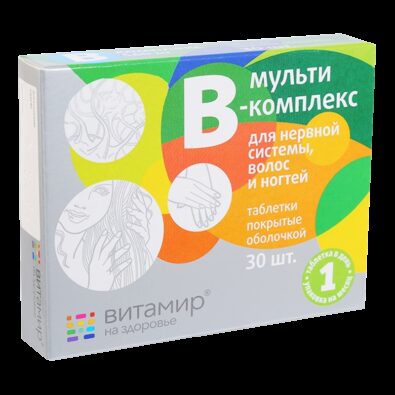 Мульти В-комплекс Витамир, таблетки, покрытые оболочкой, 30 шт.