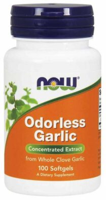 NOW Odorless Garlic Чеснок без запаха, капсулы, 100 шт.