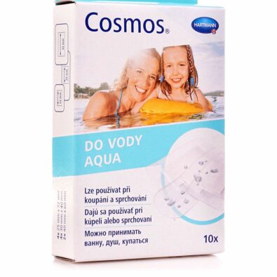 Cosmos Aqua Пластырь, 3 размера, пластырь медицинский, водостойкий, 10 шт.