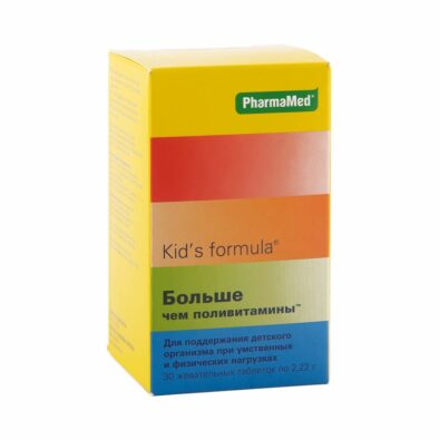 Kid’s formula Больше чем поливитамины, таблетки жевательные, 30 шт.