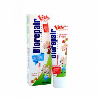 Biorepair kids Strawberry паста зубная детская, паста зубная, клубника, 50 мл, 1 шт.