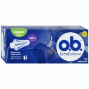 o.b. extra defence super+comfort тампоны женские гигиенические, тампоны женские гигиенические, 16 шт.