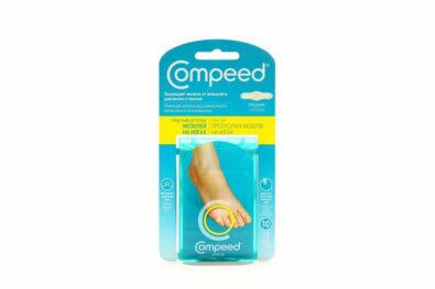 Compeed пластырь от сухих мозолей на ногах, средний, пластырь медицинский, 10 шт.