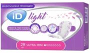 iD light ultra mini прокладки урологические, 1 капля, 28 шт.