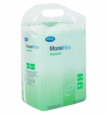 Hartmann Molinea Normal Пеленки впитывающие, 90 смx60 см, Normal (2 капли), 30 шт.