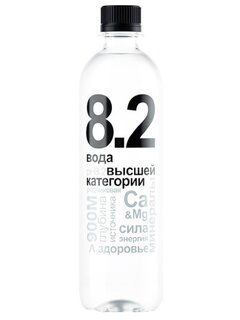 8.2 Вода родниковая питьевая, вода питьевая негазированная, 0.5 л, 1 шт.