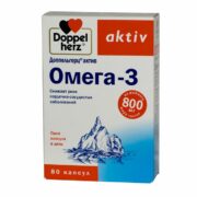 Доппельгерц актив Омега-3, 1.366 г, капсулы, 80 шт.