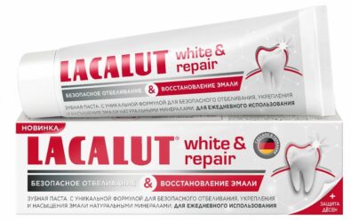 Lacalut White&Repair зубная паста, паста зубная, 75 мл, 1 шт.