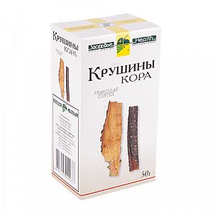 Крушины кора, сырье растительное измельченное, 50 г, 1 шт.