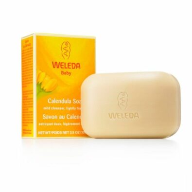 Weleda Мыло растительное с календулой детское, мыло детское, 100 г, 1 шт.