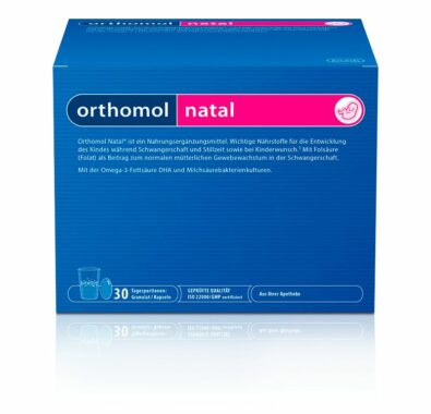 Orthomol Natal, 0.597 г, порошки и капсулы, на 30 дней, 30 шт.