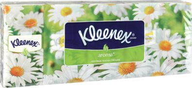 Kleenex Платки носовые бумажные ромашка, 10, 10 шт.