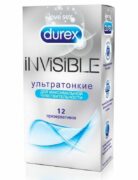 Презервативы Durex Invisible, презерватив, ультратонкие, 12 шт.