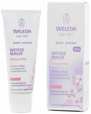 Weleda Детский крем для кожи в области пеленания с алтеем, 50 г, 1 шт.