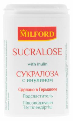 Milford Sucralose Заменитель сахара с инулином, таблетки, 370 шт.