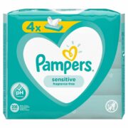 Pampers Sensitive Салфетки влажные детские, 208 шт.