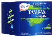 Tampax Compak super тампоны с аппликатором, тампоны женские гигиенические, 16 шт.