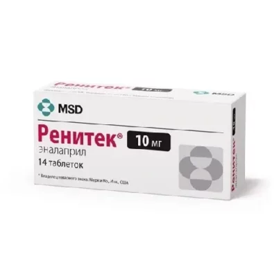 РЕНИТЕК таб 10мг n14